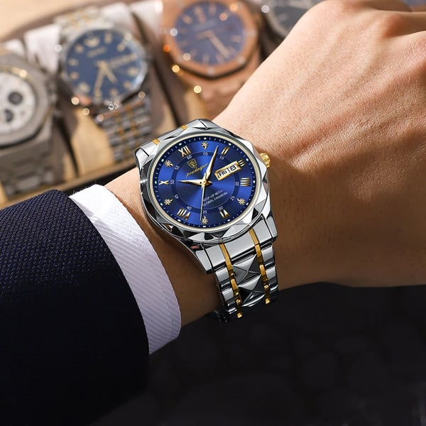 【🔥 1 acheté = 3 offerts】Montre lumineuse étanche de luxe pour hommes de grande marque