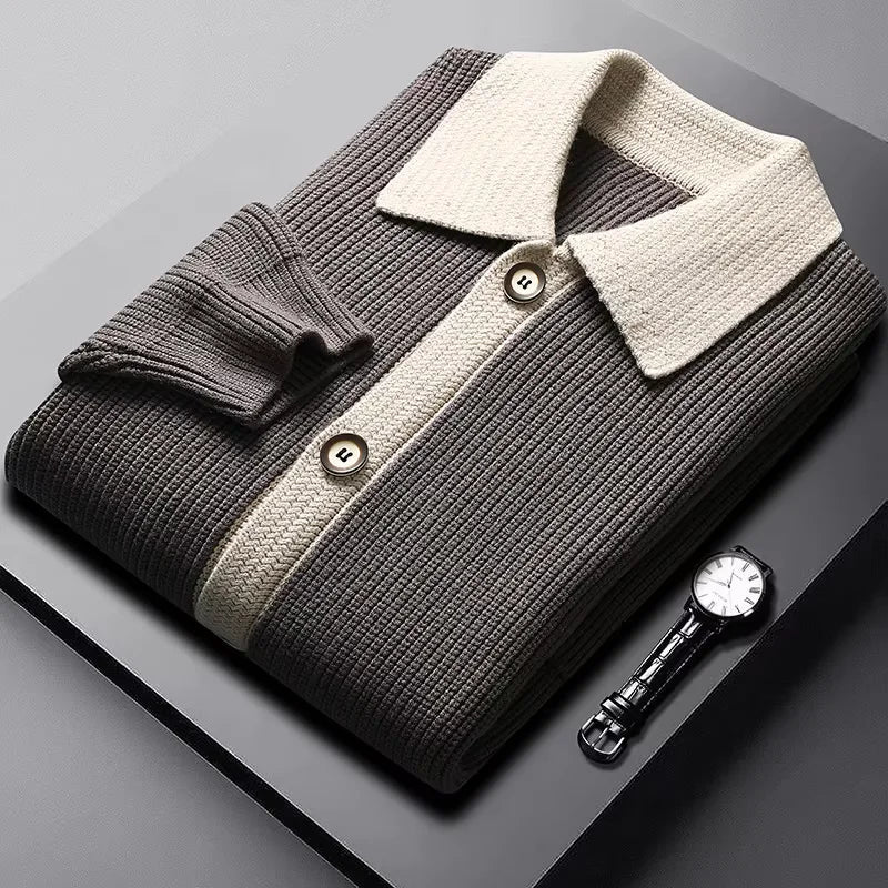 Veste en Maille Gaufrée Halberg