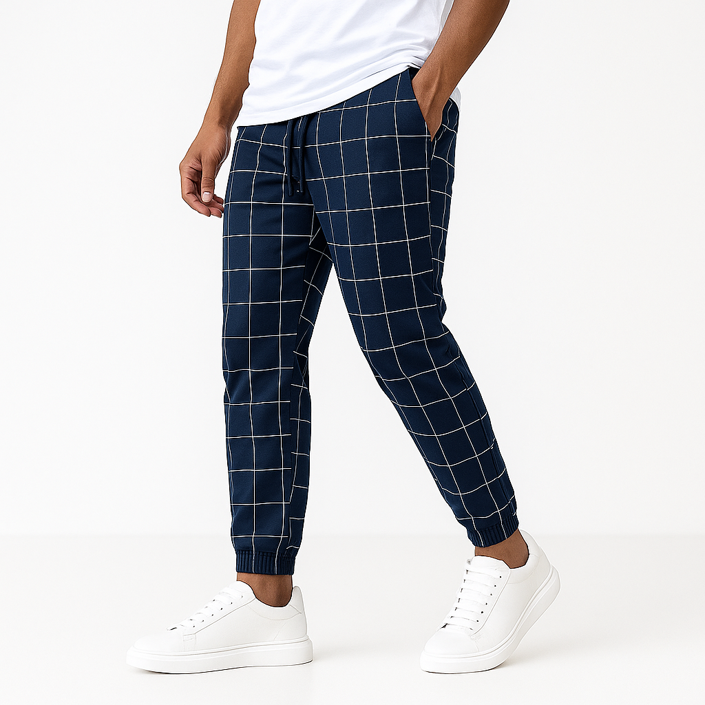 Pantalon à carreaux Kairo