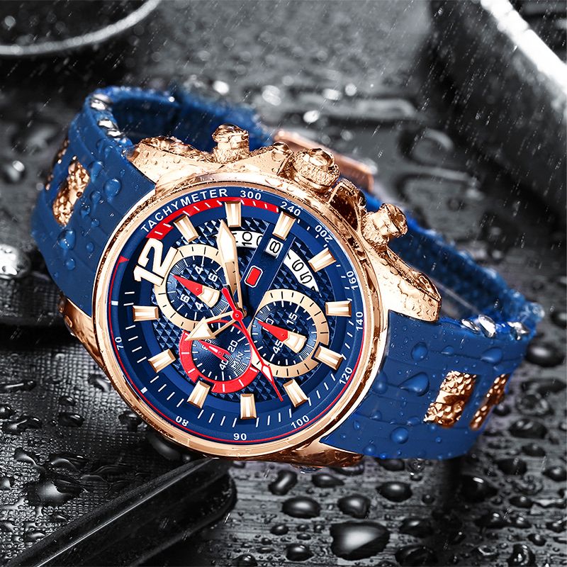 ⌚Montre de sport de mode étanche pour hommes avec lumineux