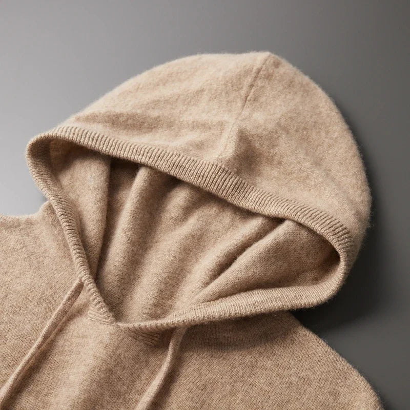 Pull à Capuche en Laine Mérinos – Halden