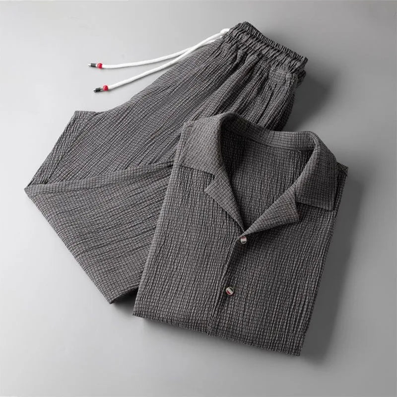 Ensemble oversize en lin Cavari