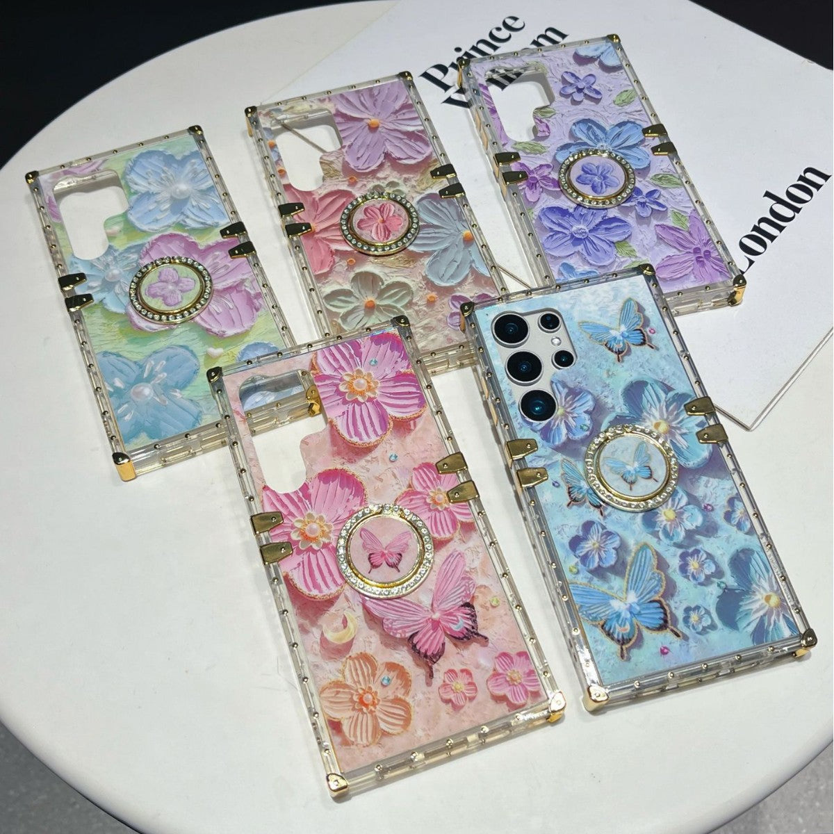 Funda Encanto Floral con Soporte - Vinton Classics