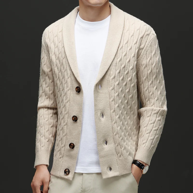 Cardigan en Laine de Luxe Ashford
