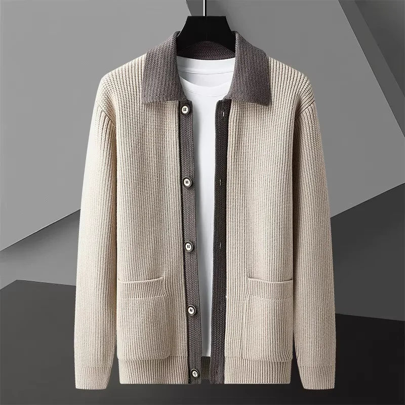 Veste en Maille Gaufrée Halberg