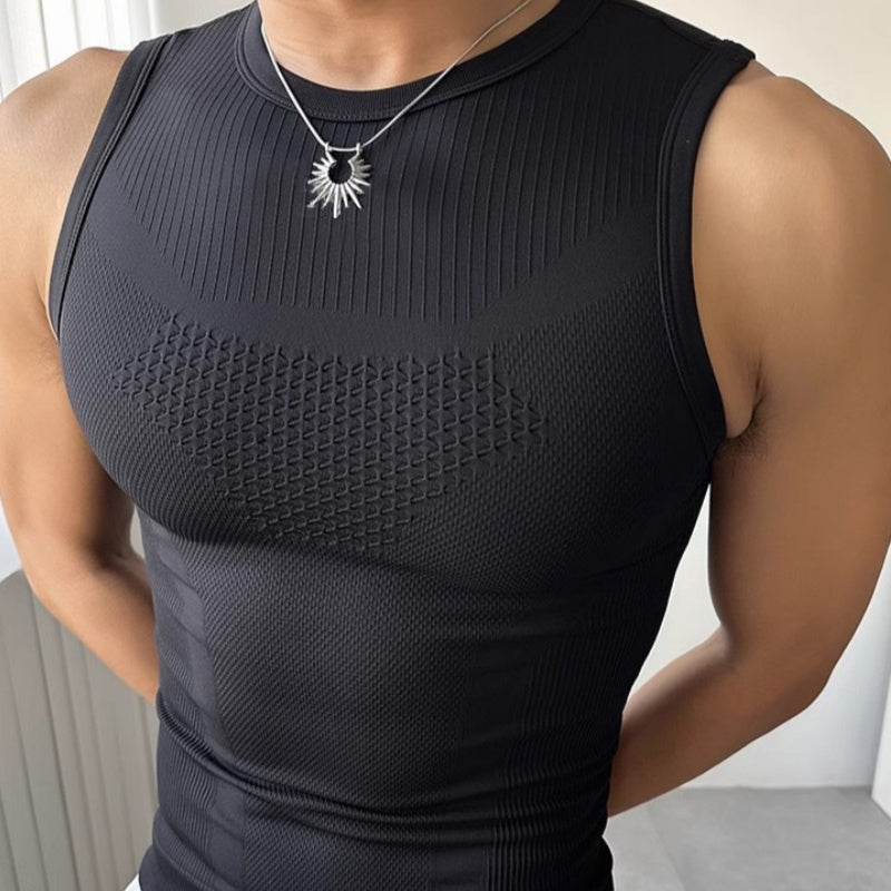 Débardeur Athletic Compression sans manches pour hommes--offre spéciale limitée dans le temps pack de trois