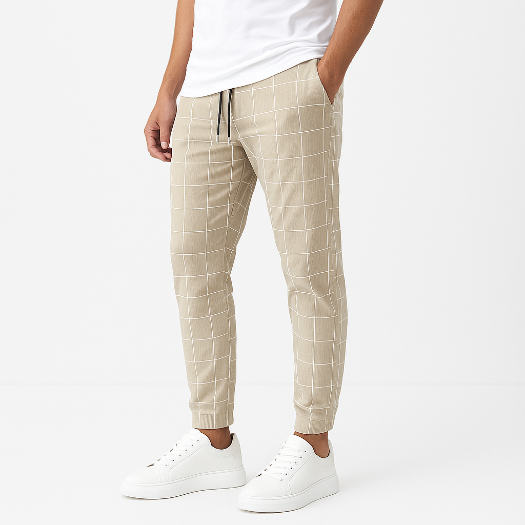 Pantalon à carreaux Kairo