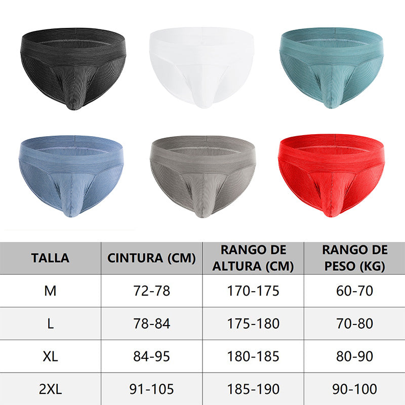 Ropa interior para hombres de cintura alta