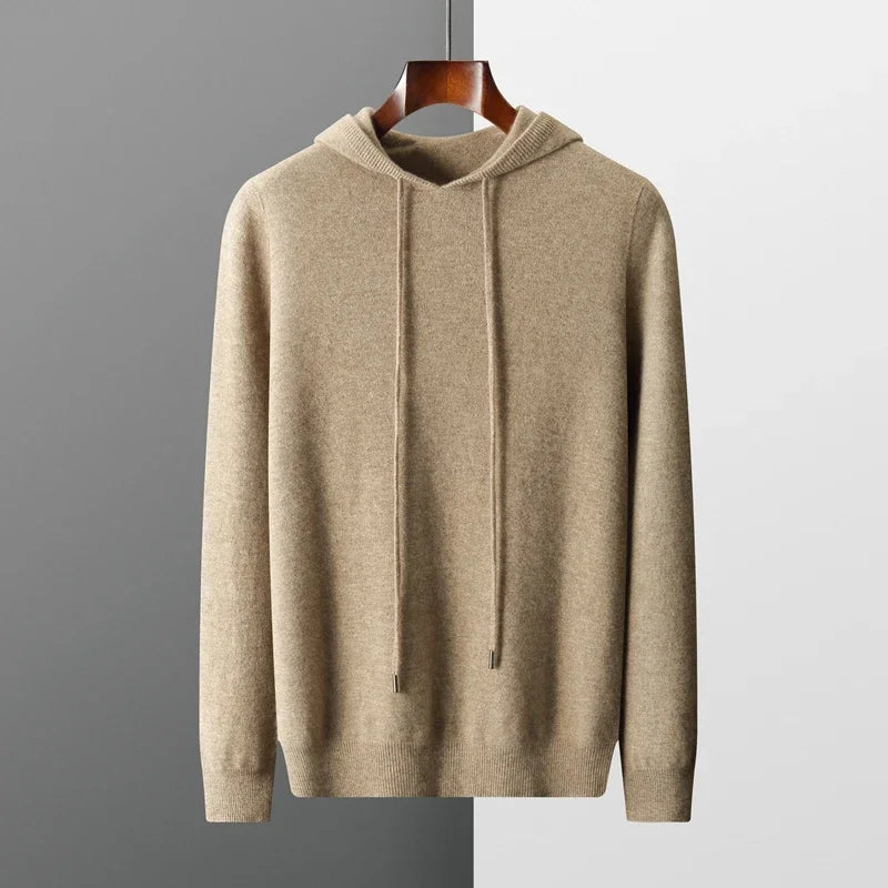 Pull à Capuche en Laine Mérinos – Halden
