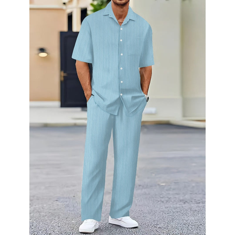 Damoted Man: Colle and Pants in Liege Collar and Pants