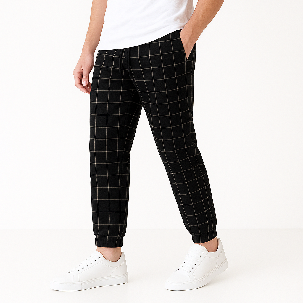Pantalon à carreaux Kairo