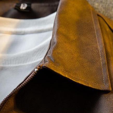 Veste en Cuir Suédé Mojave
