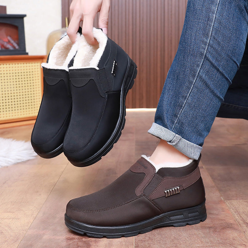 Chaussures d'Hiver à Enfiler pour Hommes