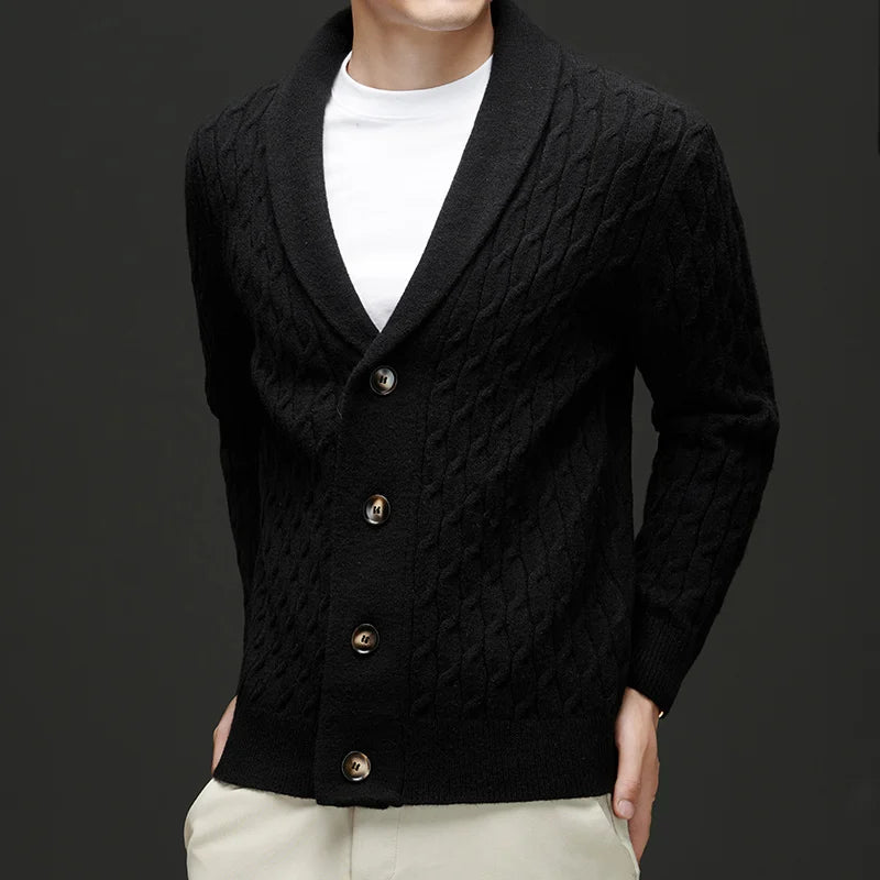Cardigan en Laine de Luxe Ashford