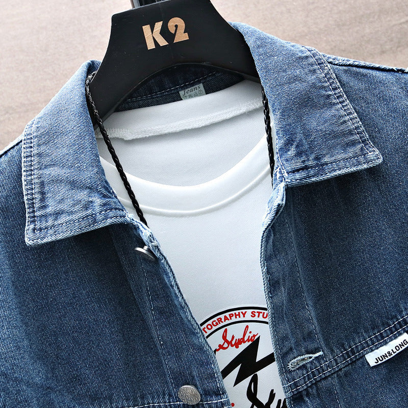 Veste en Jean Vintage Skyline
