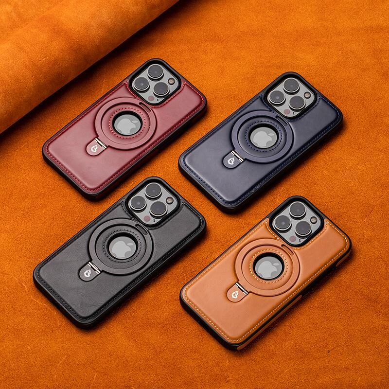 【🎁 Offre exclusive : 1 acheté = 1 offert】 Étui Blindé en Cuir Premium avec Support