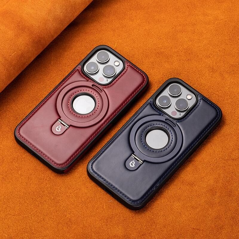 【🎁 Offre exclusive : 1 acheté = 1 offert】 Étui Blindé en Cuir Premium avec Support