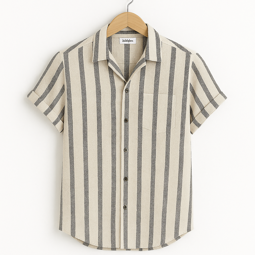 Chemise en lin rayée Castello