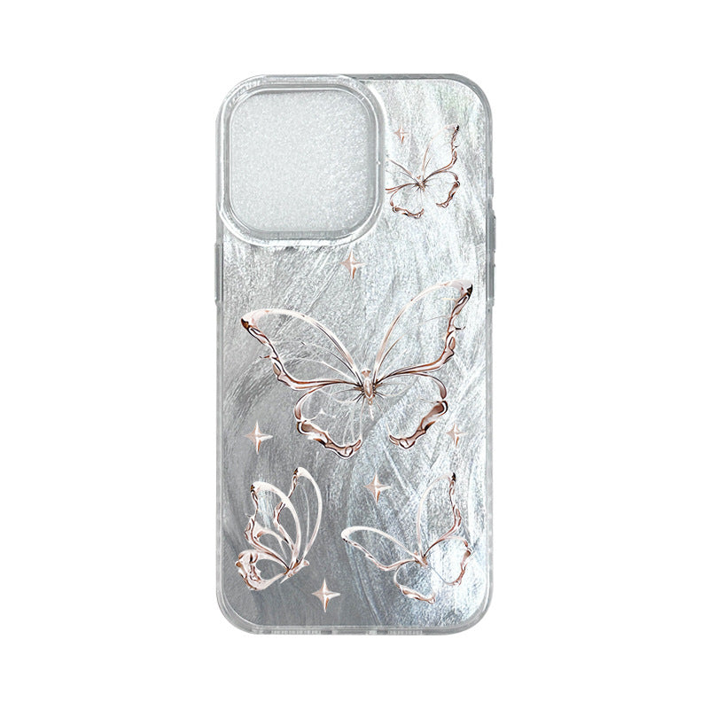 Étui Papillon Céleste – Effet Holographique & Relief 3D