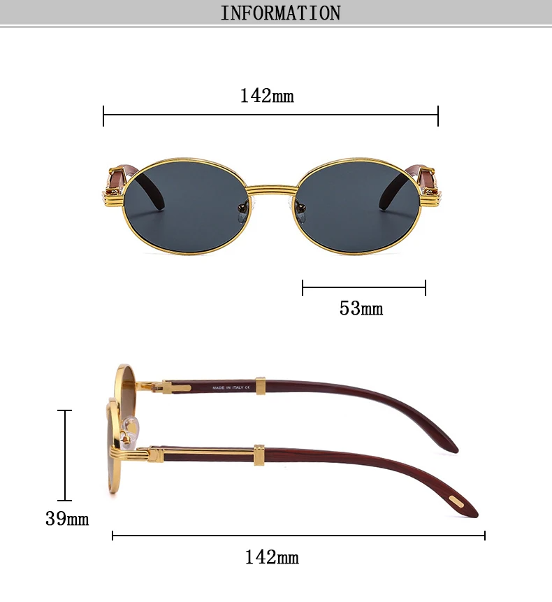 Lunettes Solaires Rétro Sandro Botticelli – Vinton Classics
