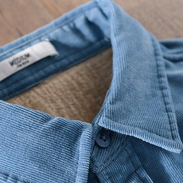 Veste en Velours Côtelé Doublée Polaire Kuma