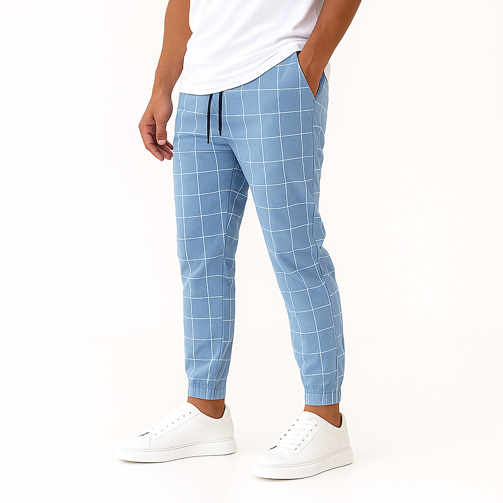 Pantalon à carreaux Kairo