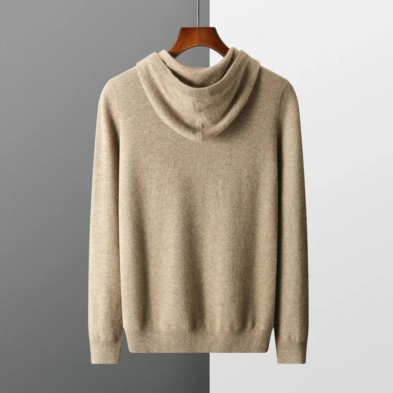 Pull à Capuche en Laine Mérinos – Halden