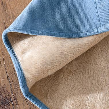 Veste en Velours Côtelé Doublée Polaire Kuma