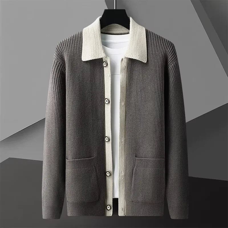 Veste en Maille Gaufrée Halberg