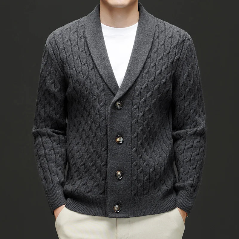 Cardigan en Laine de Luxe Ashford
