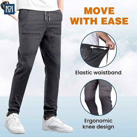 50% DE RÉDUCTION🥰 MultiPants - Pantalon cargo résistant avec une grande élasticité et plusieurs poches