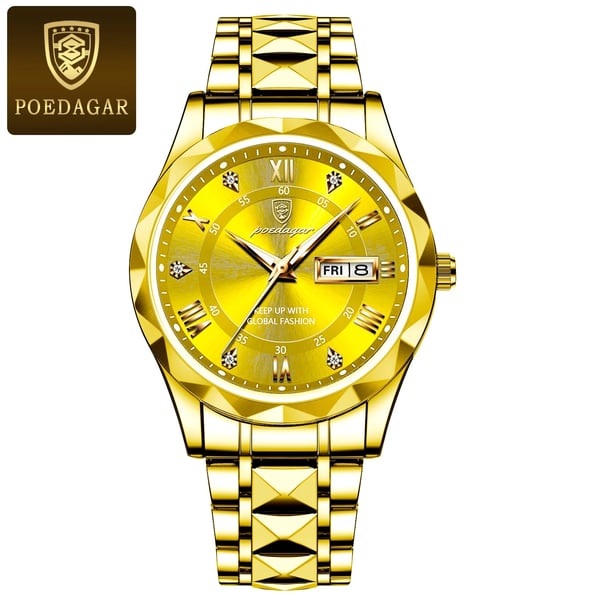 Montre lumineuse étanche de luxe pour hommes de grande marque