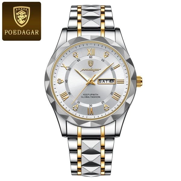 Montre lumineuse étanche de luxe pour hommes de grande marque