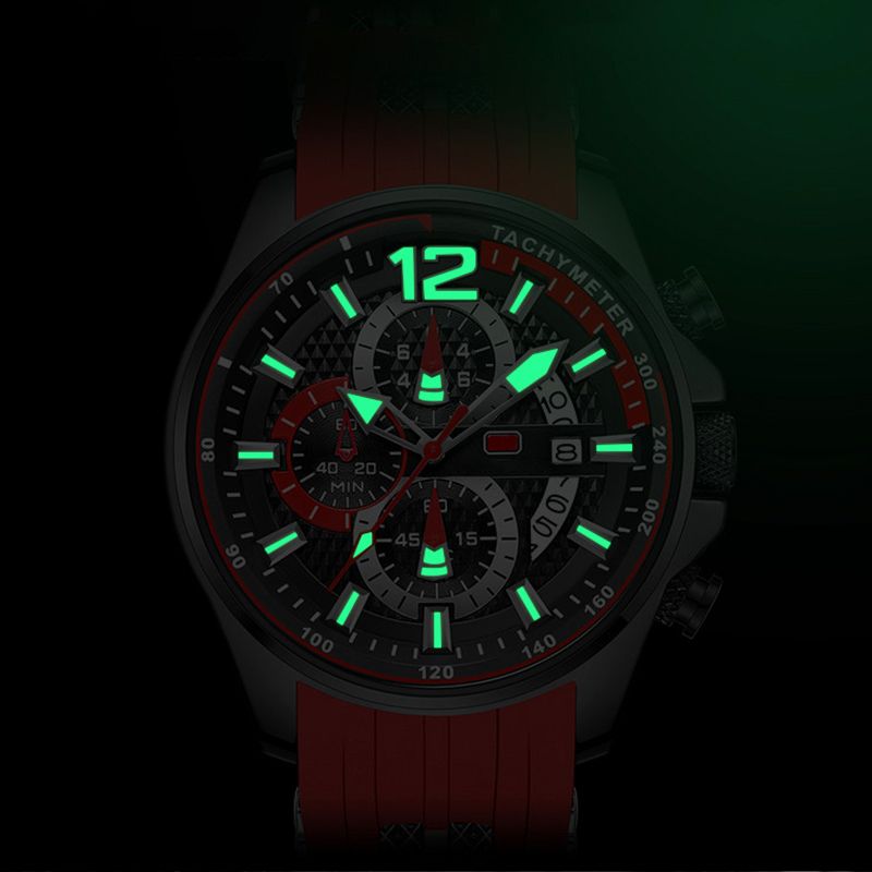 ⌚Montre de sport de mode étanche pour hommes avec lumineux